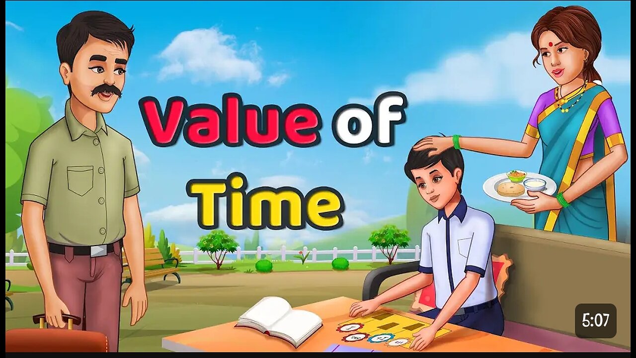 VALUE OF TIME | A Life Changing Motivational Story | Time Story | English Stories | Animated Stories