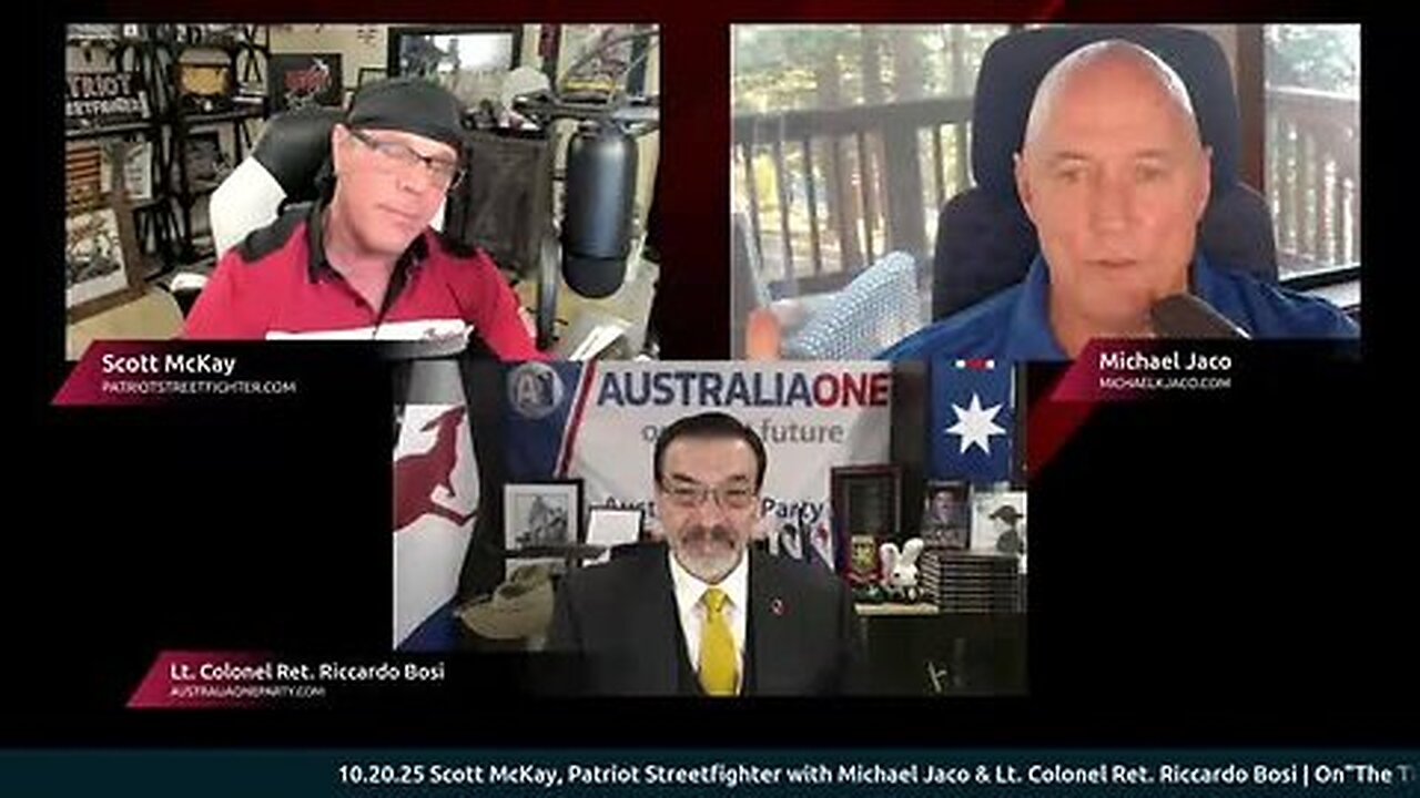 Riccardo Bosi & Michael Jaco & Scott McKay: Trump Checkmate 10/21/25 - Nothing Can Stop What's Coming!