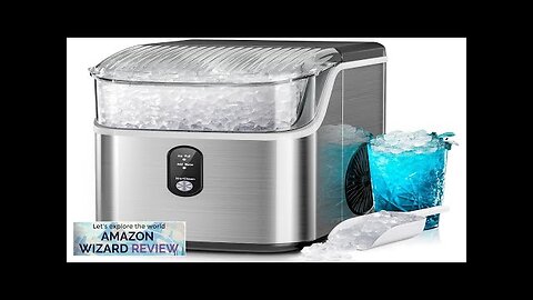 Kismile Nugget Ice Makers CountertopPebble Ice Maker Machine with Chewable Ice Review