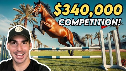 Inside FEI $340K HORSE JUMPING Competition VIP EXPERIENCE!