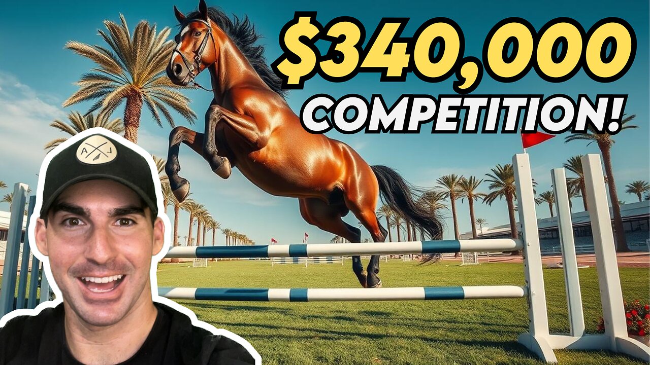 Inside FEI $340K HORSE JUMPING Competition VIP EXPERIENCE!
