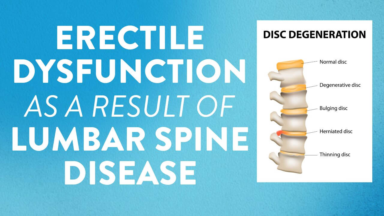 Erectile dysfunction as the result of lumbar spine disease