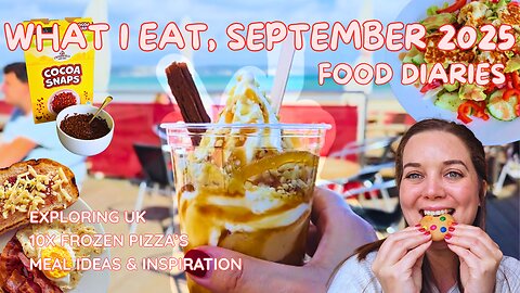 What I Eat in a Month UK Edition | My First Month Living in England (September 2025)