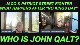 MICHAEL JACO & Patriot Street Fighter & I chat about No Kings & coming world events over coffee.