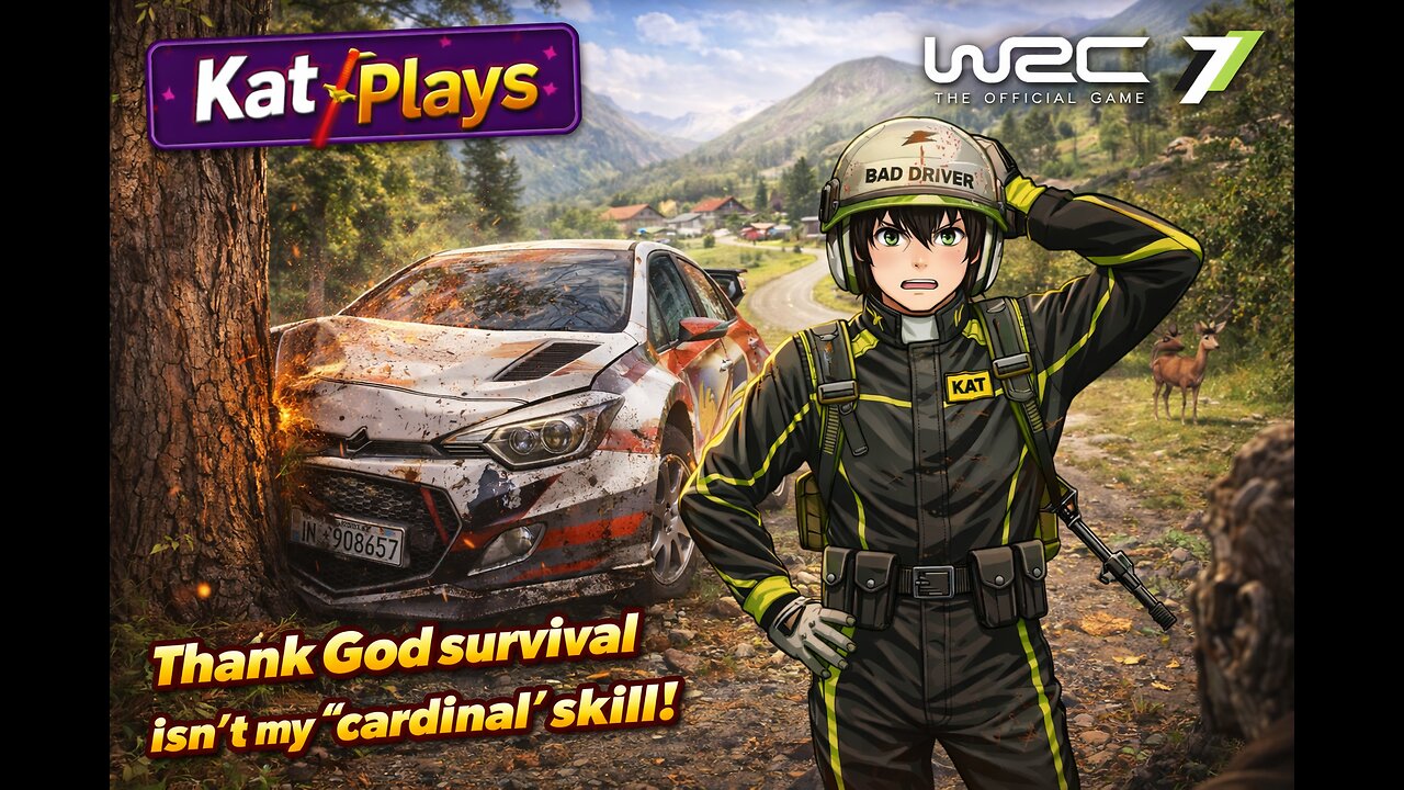 WRC7 Rally Car Wreck Time - Christian EDM - Bad Driver Kat