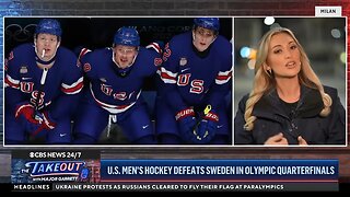 U.S. men's hockey defeats Sweden in Olympic quarterfinals