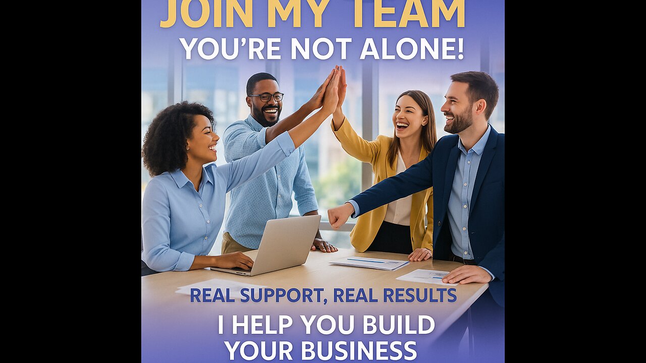 Join my Team! You are not along