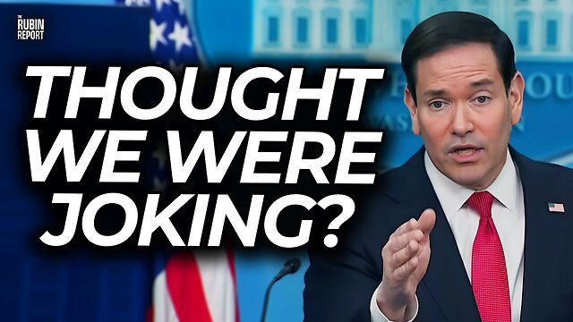 Press Stunned by Rubio’s Brutally Honest Answer About Iran War