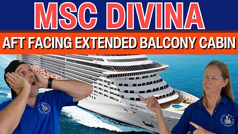 MSC Divina Aft Facing Extended Balcony Cabin 11305 | Tall Man's Cruise Adventures