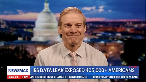 Chairman Jordan on Biden IRS Leaking Americans' Data