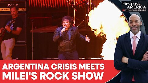 Argentine President Javier Milei Rocks Stage Amid Economic Turmoil | Firstpost America