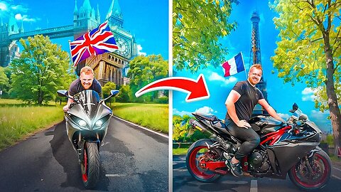 Riding my NEW Superbike To Paris
