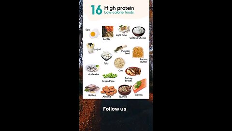 16 high protein low calorie foods