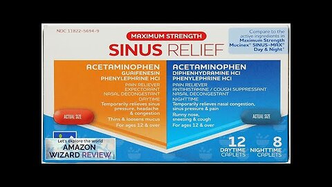 Rite Aid Maximum Strength Daytime and Nighttime Sinus Relief Caplets 20 Review