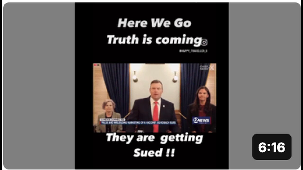 here we go the truth is coming Pfizer is getting sued again