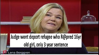 Swedish court ruled migrant who r@ped girl won’t be deported, they say he dint last long enough