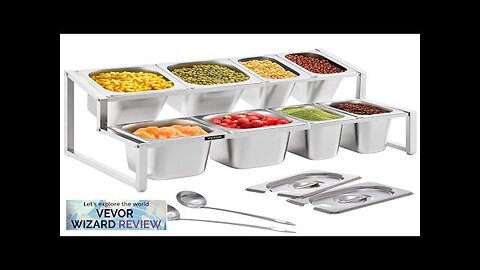 VEVOR Expandable Spice Rack 13.8"-23.6" Adjustable 2-Tier Stainless Steel Organizer Shelf Review