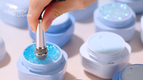 Slime or Cosmetics?!😝Cosmetic Tactile Play💖HEALINGTIMES EP.42[ASMR]No Talking Satisfying Slime Sound