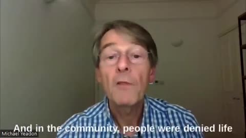 Ex-Pfizer Executive Dr. Mike Yeadon Says There Was No Pandemic