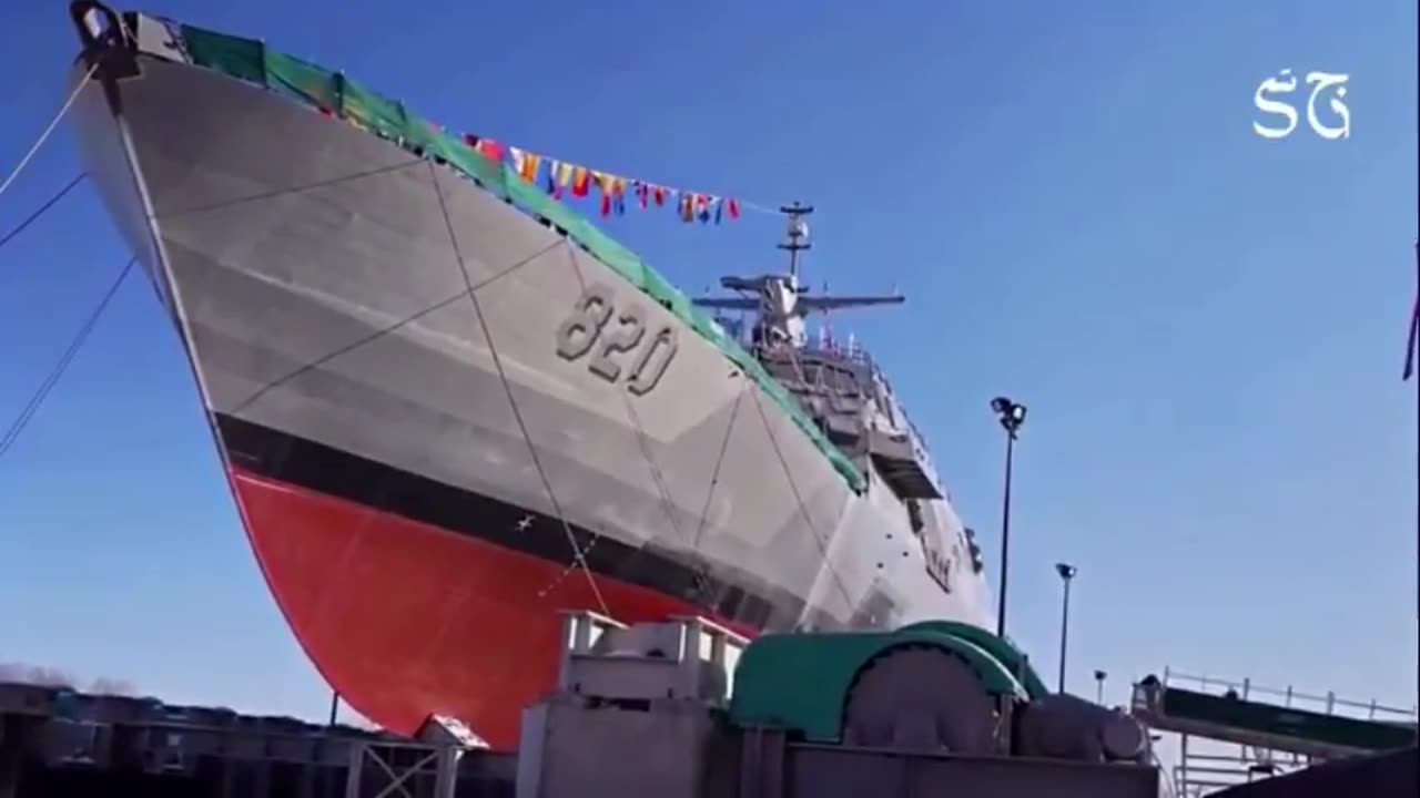🇸🇦 🇺🇸 Saudi Navy floats its first combat ship under the Tuwaiq Project in the United States.