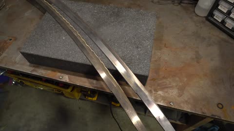 Forging TWO damascus katanas! - Tyrell Knifeworks
