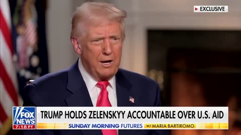 POTUS on President Zelensky: “He took money out of this country..."