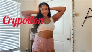 Sexy teen try haul CRYPOTION n6A