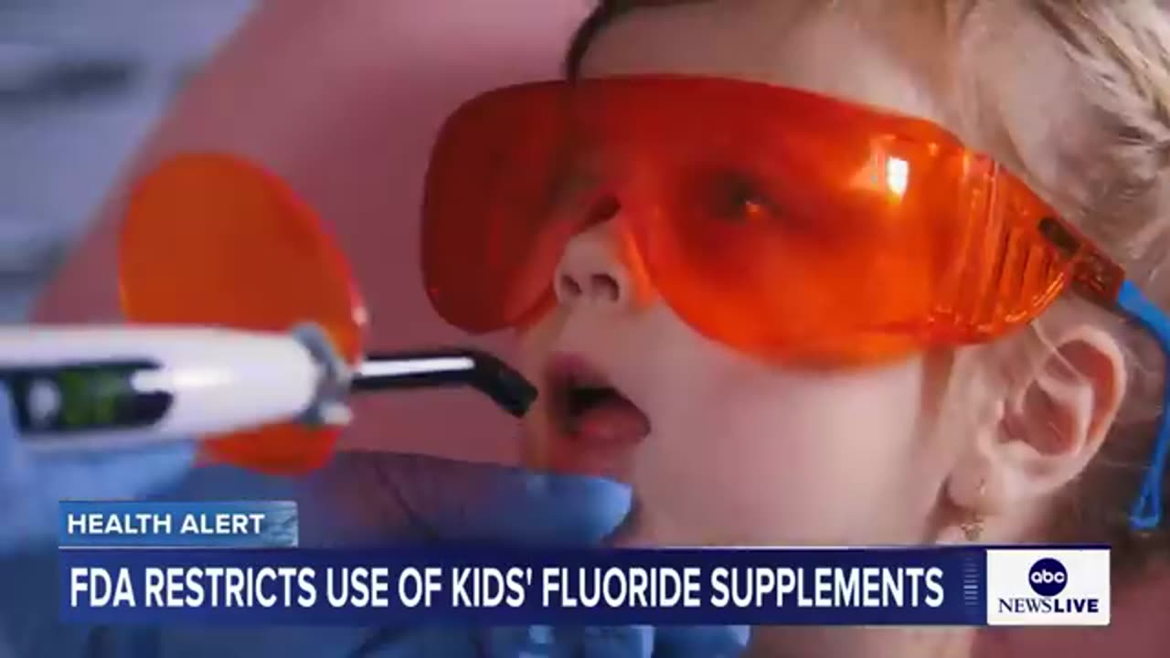 FDA restricting use of kids’ fluoride supplements