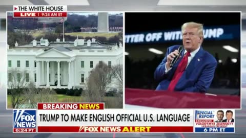 Executive Order to be signed today making English the official language of the United States