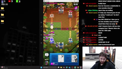 Playing Fortnite and Talking to Chat