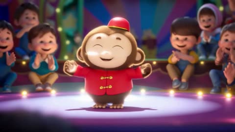 🥁 Kaalu Madaari Aaya | Funny Monkey Dance Rhyme | Hindi Kids Song 🎶🐒
