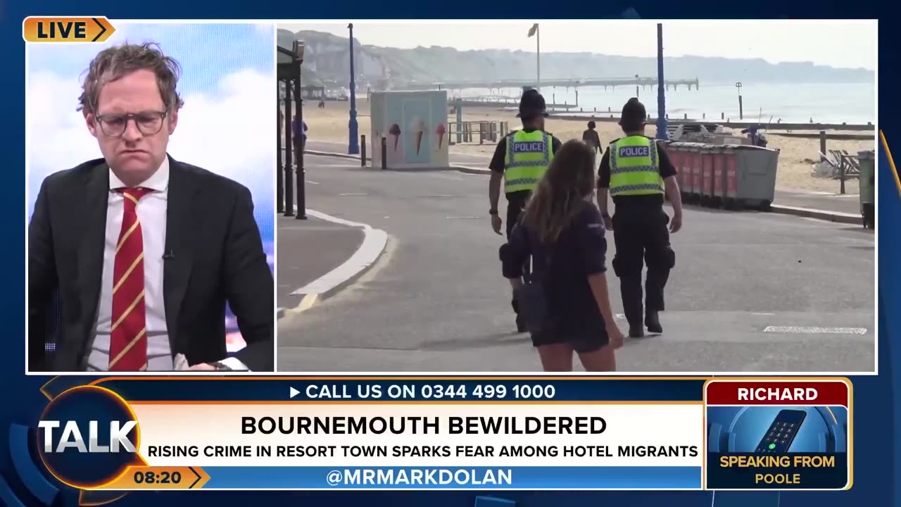 Caller talks about 'White Flight' in Britain as native Brits move away from areas flooded