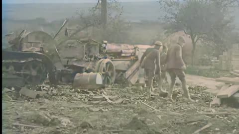 56 - Trench Knights - WW1 Inspired Trench Music - Colourized Footage