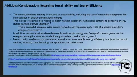 FCC Technological Advisory Council Commission 5G as 6G implementation of AI, ML to improve the utilization administration of spectrum; and other emerging technologies. Aug. 2025