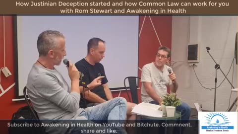 Romley Stewart Justinian Deception with Awakening In Health: Common Law Part 1: Reloaded