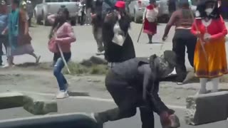 Así fue el ataque a la caravana de Noboa en Ecuador