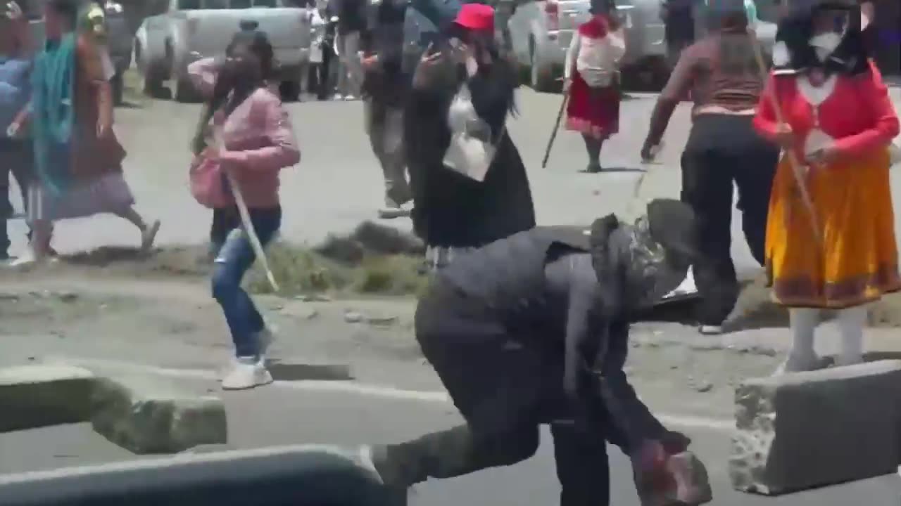 Así fue el ataque a la caravana de Noboa en Ecuador
