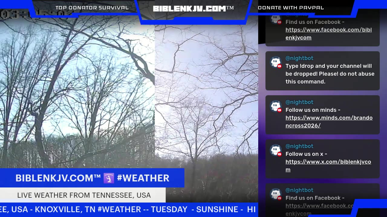 BIBLENKJV.COM™ 1/27/2026 #LIVE #KNOXVILLE #WEATHER