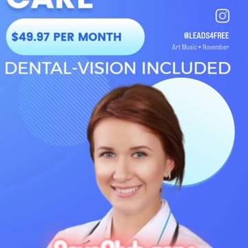 family healthcare that includes dental and vision!
