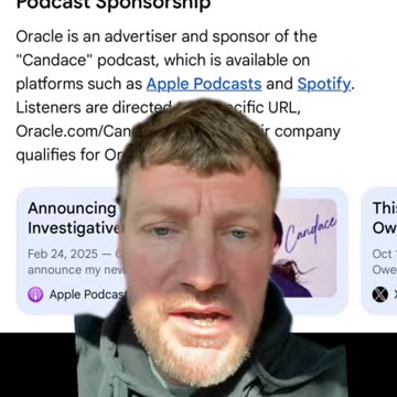 Candace paid by ORACLE