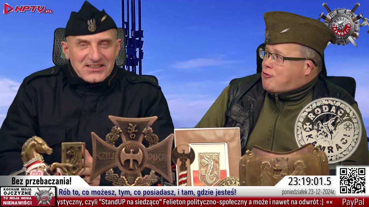 Bez przebaczania. Pon 23.12.2024r. W. Olszański, M. Osadowski Rodacy Kamraci NPTV.pl