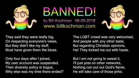 BANNED! -- an original song by Bill Kochman.