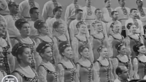 El sol sale sobre el Volga - Coro de la Canción Rusa de la Televisión Central de la URSS