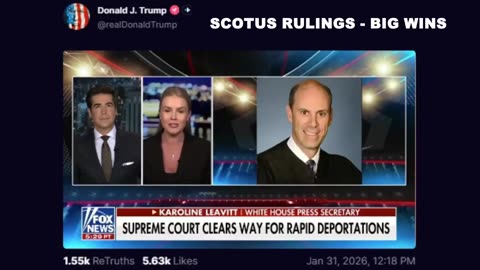 TRUMP POST - 2 SCOTUS RULINGS - SIDES WITH TRUMP