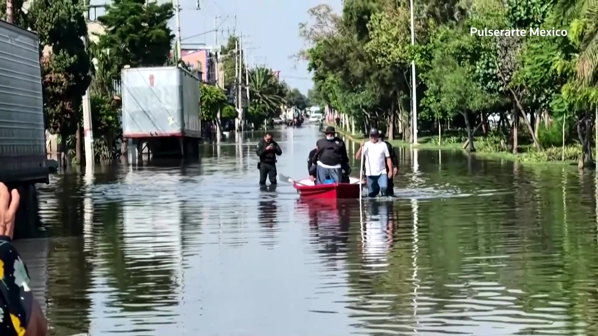 Heavy rains, blocked drains cause floods in Mexico City suburb