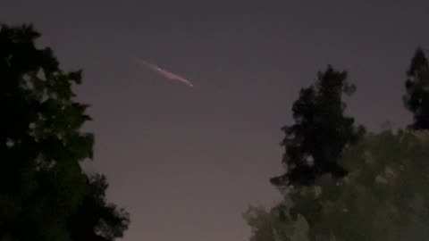 Meteor Above Northern California