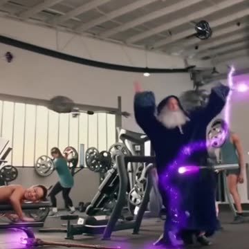 When a Wizard Tries Working Out 😂 | Floating Dumbbells & Potion Shakes!