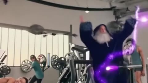 When a Wizard Tries Working Out 😂 | Floating Dumbbells & Potion Shakes!