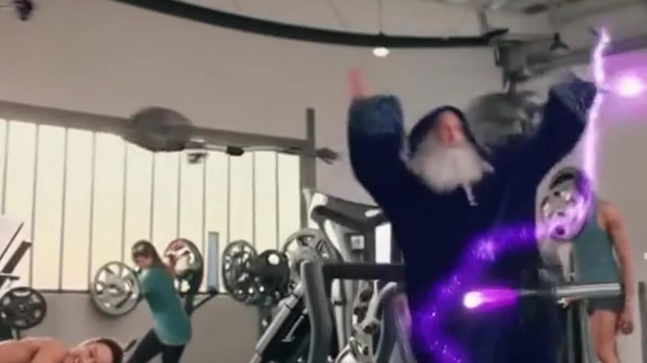 When a Wizard Tries Working Out 😂 | Floating Dumbbells & Potion Shakes!