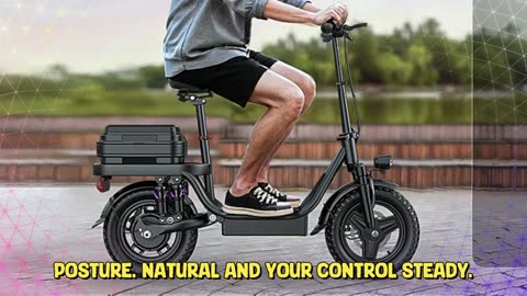 TOOFLY GQ8 Electric Scooter Adult Urban Commuting 14”Vacuum Tires E-Scooter